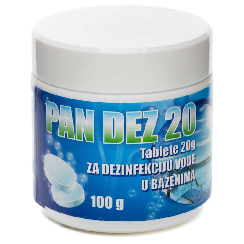 Pandez hlorne tablete za bazene 100g (5 tbl x 20gr)