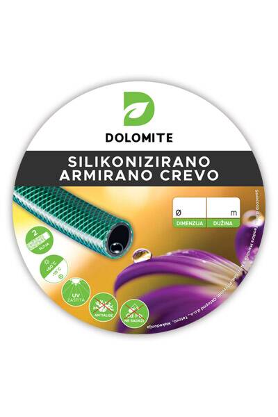 Armirano silikonizirano pvc crevo dolomite