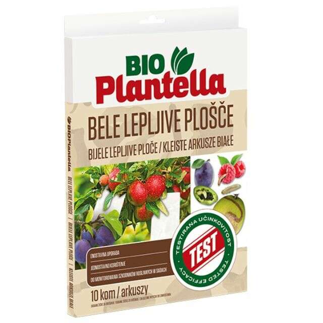 Bio plantella bele lepljive ploce 24x17 10/1