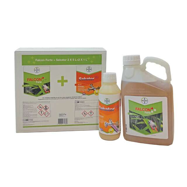 Paket v falcon forte+sekator 2x5l+2x1l